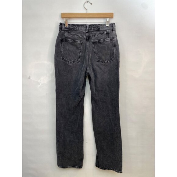 We The Free Xena Slim Straight Jeans High Rise Free People Size 29 Black Wash - Picture 5 of 10